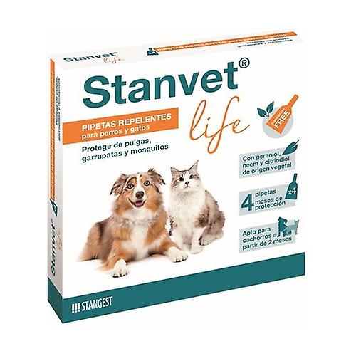 Stangest Stanvet Life Repelente Natural para Perros y Gatos 4 uds