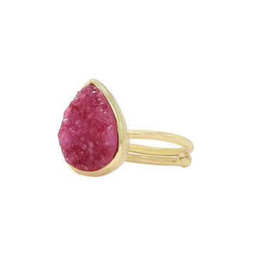 Anillo Queens Burdeos Rosado