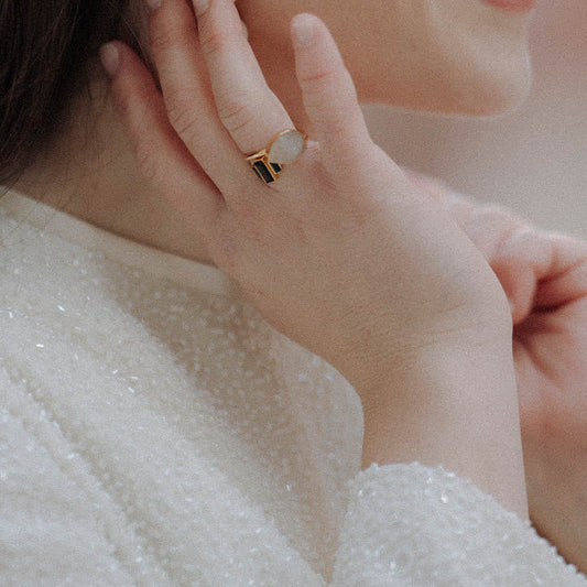 Anillo Berlín Rosa dark