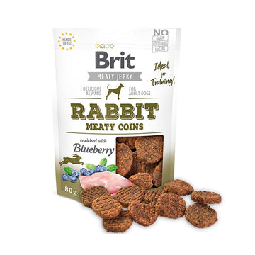 Brit Jerky Snack Conejo Complemento Alimenticio 80g