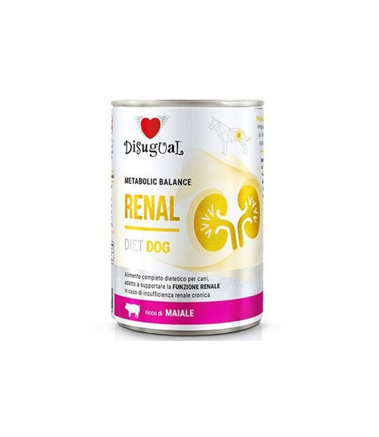 Disugual Diet Dog Renal Cerdo Comida Húmeda 400g