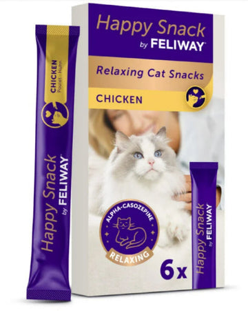 Feliway Happy Snack Crema de Pollo 6 ud