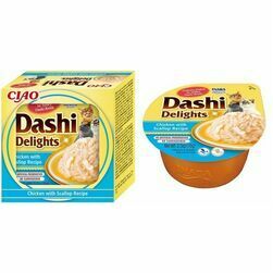 Churu Dashi Delights Suplemento Gato Pollo Con Atún 6 x 70g