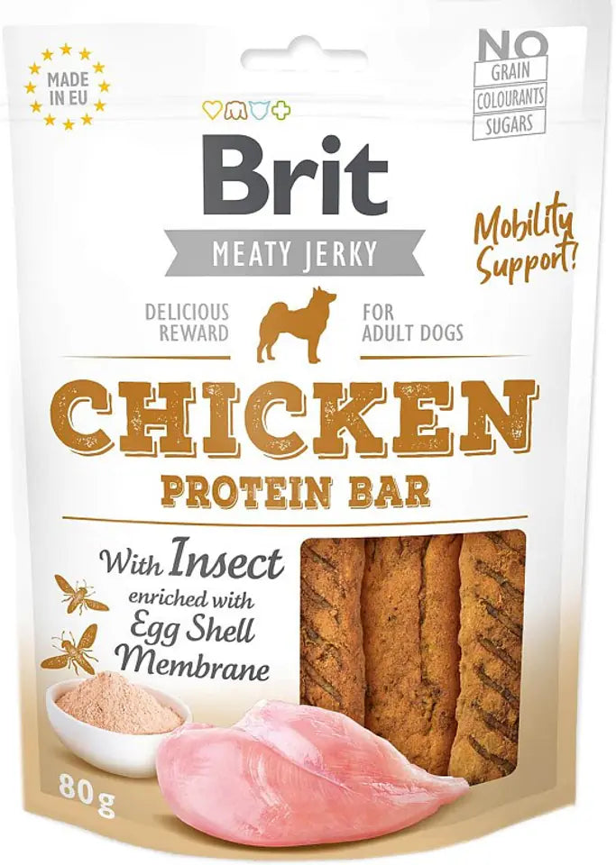 Brit Jerky Snack Pollo Snack para Perros 80g