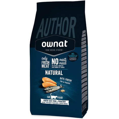 Ownat Author Fresh Fish and Chicken Dry Cat Food 3Kg