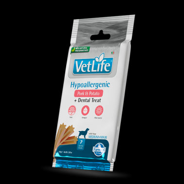 Farmina Treat Vet Life Dog Hipo Cerdo Adult Snack 15x110gr