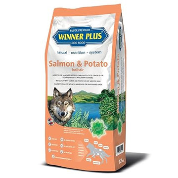 Winner Plus Salmon &amp; Potato Complete Dry Food 12Kg