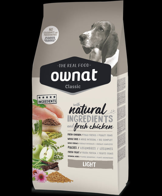 Ownat Classic Canine Adult Light Pienso para Perros 4Kg