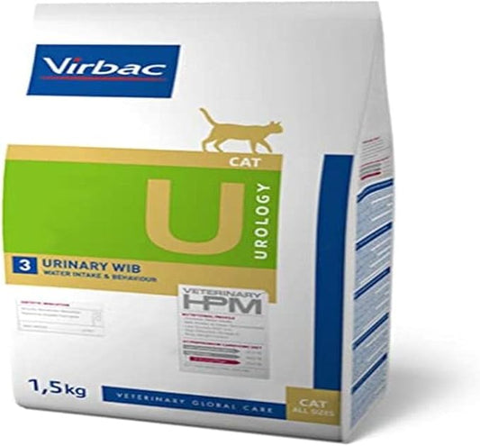 Virbac Pf HPM Feline Urology Urinary WIB U3 Pienso Seco 1,5kg