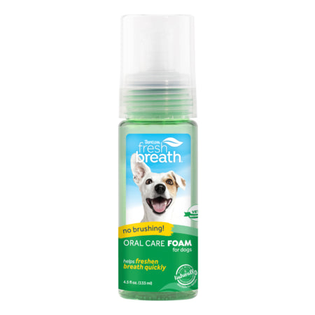 Tropiclean Fresh Breath Espuma Higiene Dental Menta 133ml