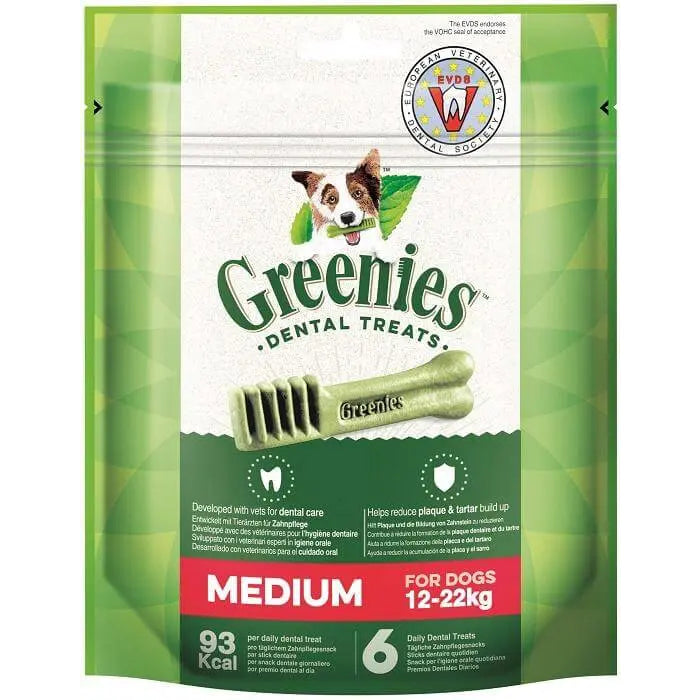 Greenies DENTAL Regular Snack para Perros 6 uds