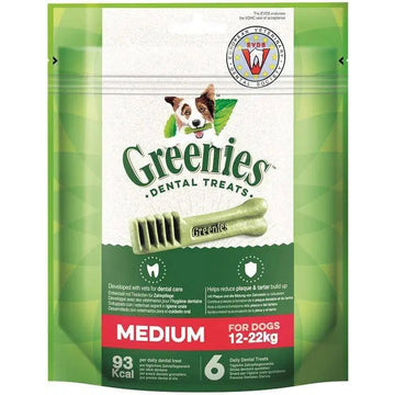 Greenies DENTAL Regular Snack para Perros 6 uds
