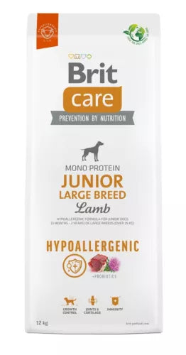 Brit Care Hypoallergenic Junior Large Alimento Seco Cordero Arroz 12Kg