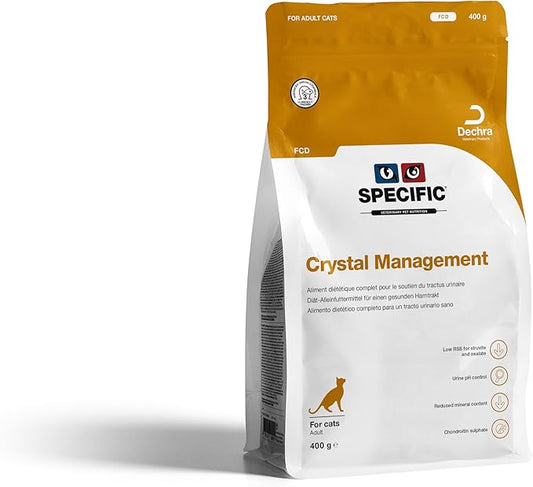 Specific Feline Adult FCD Crystal Management Alimento Seco para Gatos 400g