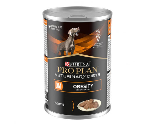 Purina Pro Plan Vet Canine OM Mousse Dieta Clínica para Perro 400gx12 ud