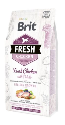 Brit Fresh Puppy Healthy Growth Alimento Seco Pollo Patata 2,5Kg