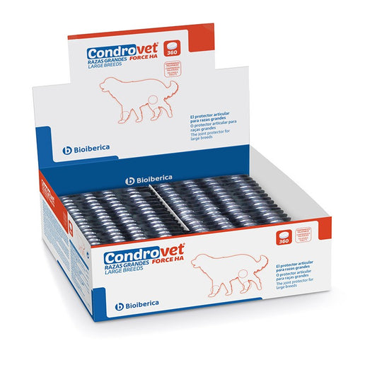 Bioiberica Condrovet Force HA Razas Grandes Complemento Alimenticio 360 ud