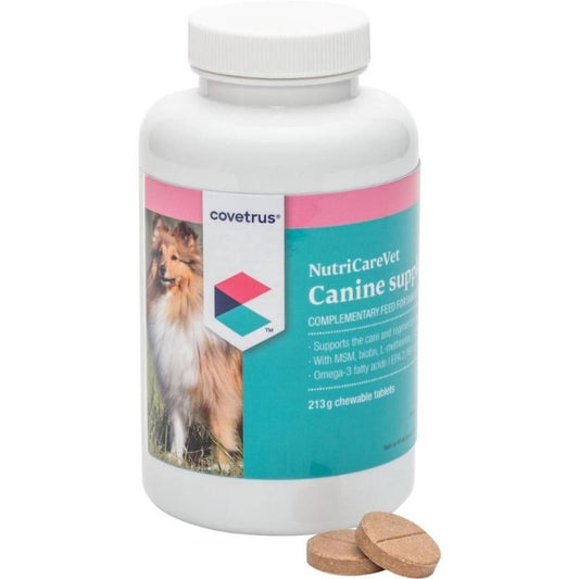 Covetrus Nutricarevet Suplemento Canino Piel y Pelo 85 tabletas masticables