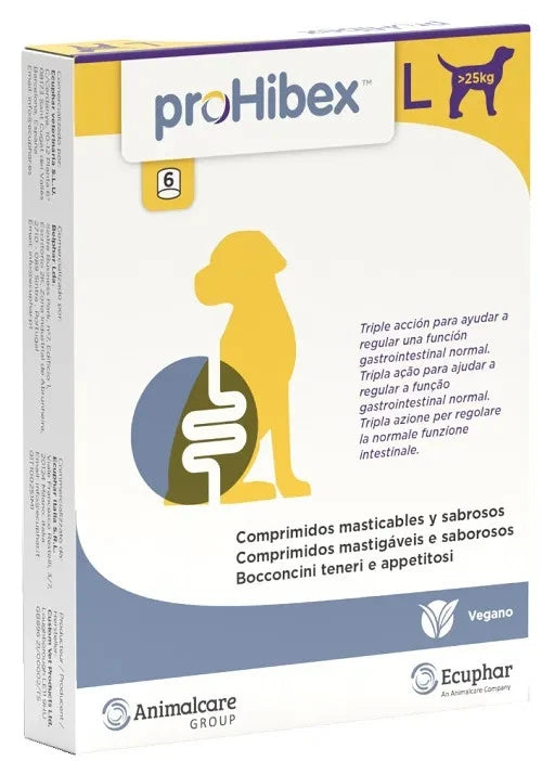 Ecuphar Prohibex Suplemento Alimenticio para Perros 6 comprimidos