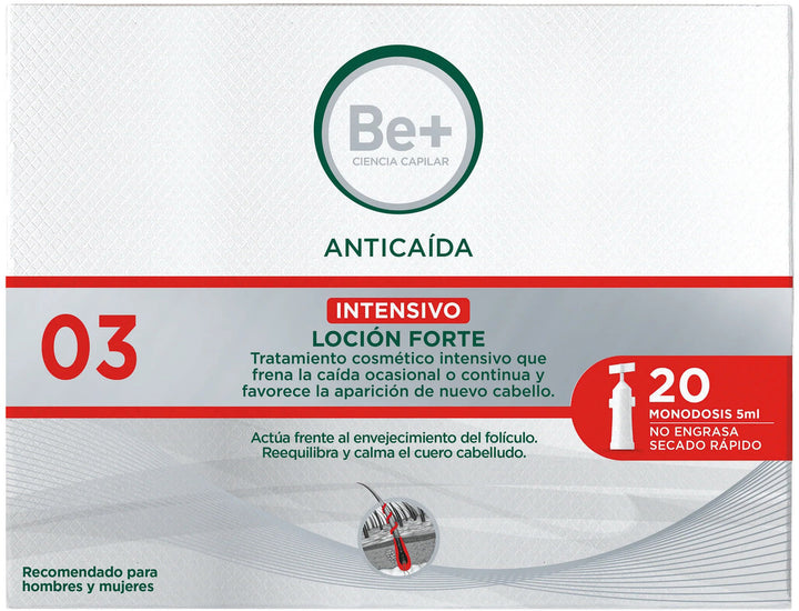 Be+ Anticaida Loción Forte 20x5ml