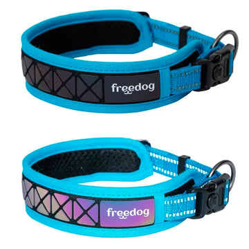 Freedog Collar Boreal Azul Capri Collar Reflectante 200g