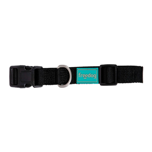 Freedog Basic Collar de Nylon Negro 35-60 cm, 20 mm