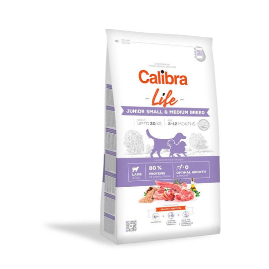 Calibra Dog Life Junior Pequeñas y Medianas Raza Cordero 12kg