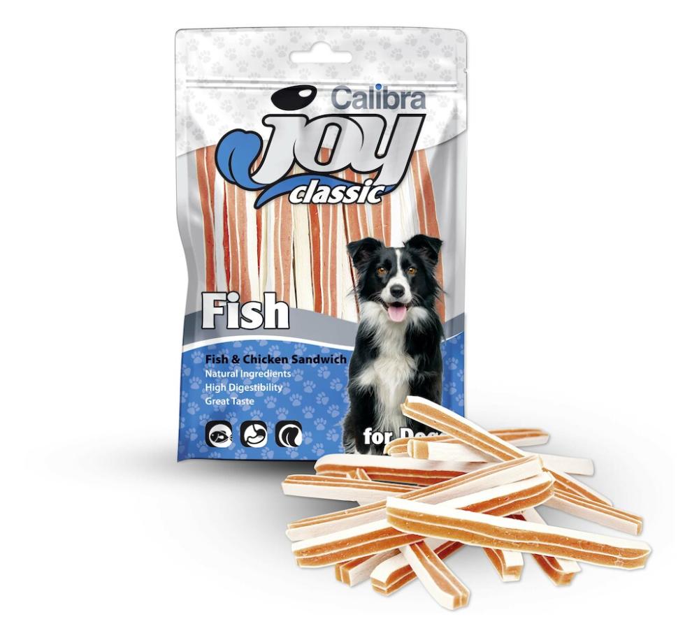 Calibra Joy Classic Sandwich Pescado y Pollo Snack para Perros 80g