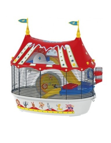 Ferplast Circus Fun Jaula para Hámsters Roja 1 ud