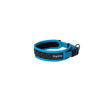 Freedog Boreal Collar Reflectante Azul Capri 20mm 43-52cm