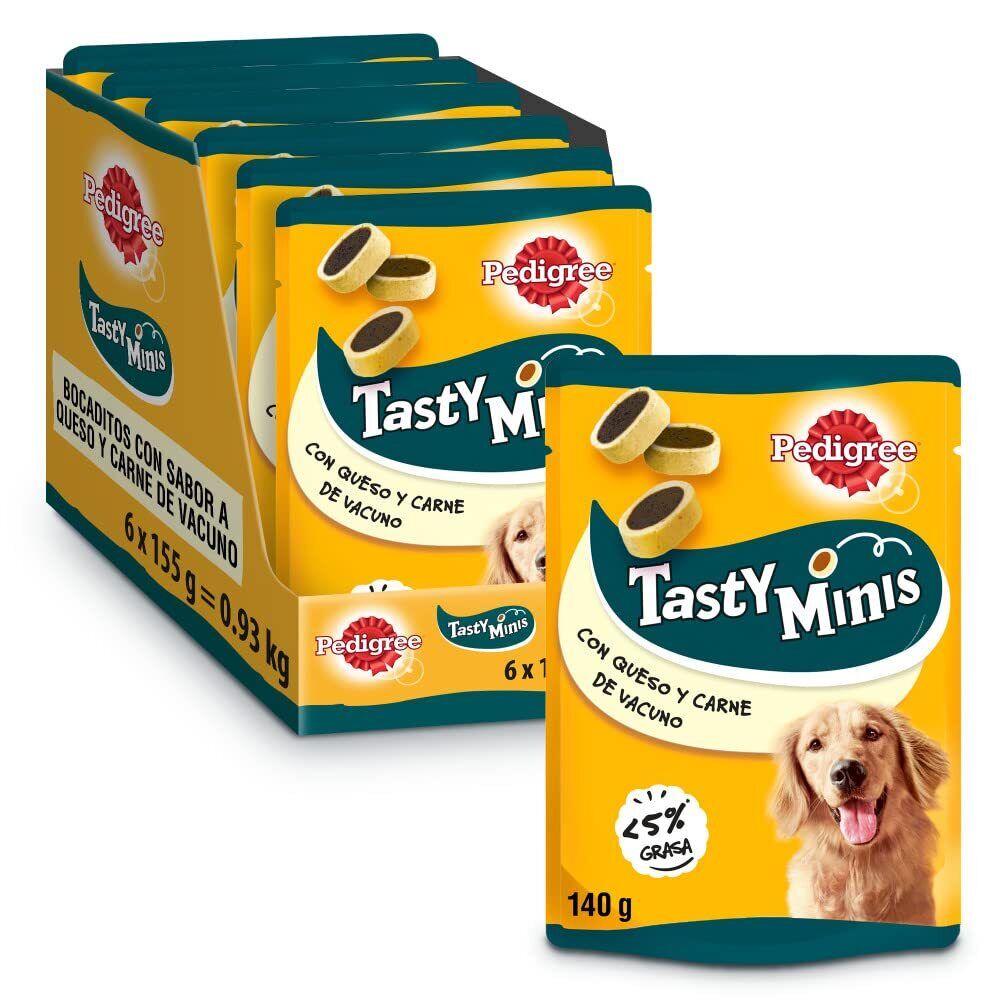 Pedigree Tasty Cheese Bites Snacks para Perros 6 ud