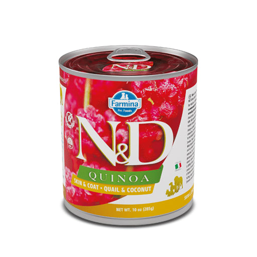 Farmina N&D Quinoa Comida Húmeda para Perros Adultos Pack de 6 latas 285g