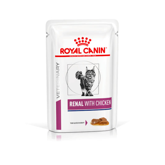 Royal Canin Vet Feline Renal Pollo Comida Húmeda 12 x 85g