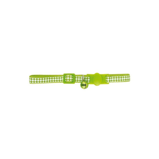 Freedog Collar Gato Crema Verde Ajustable 30cm x 10mm