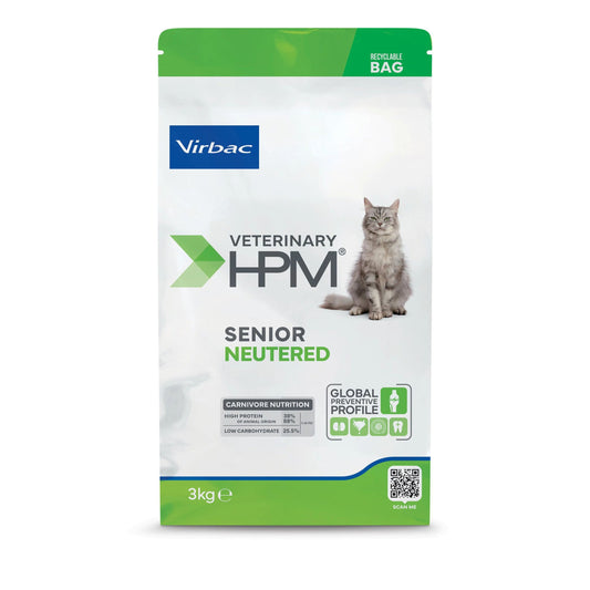Virbac HPM Senior Neutered Cat Dry Food 3Kg
