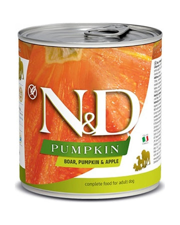 Farmina ND Pumpkin Wild Boar and Apple Wet Dog Food 6 cans of 285g
