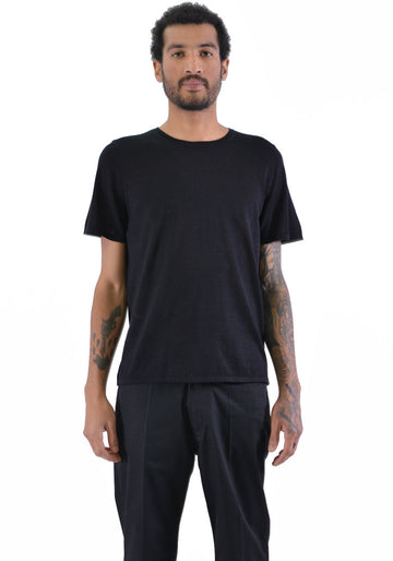BIELO CASH KNIT T-SHIRT BLACK