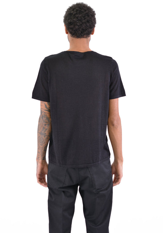 BIELO CASH KNIT T-SHIRT BLACK