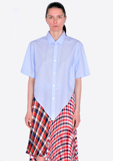 BLESS N°71 5341 POINTYSHIRT VINTAGE LIGHT BLUE