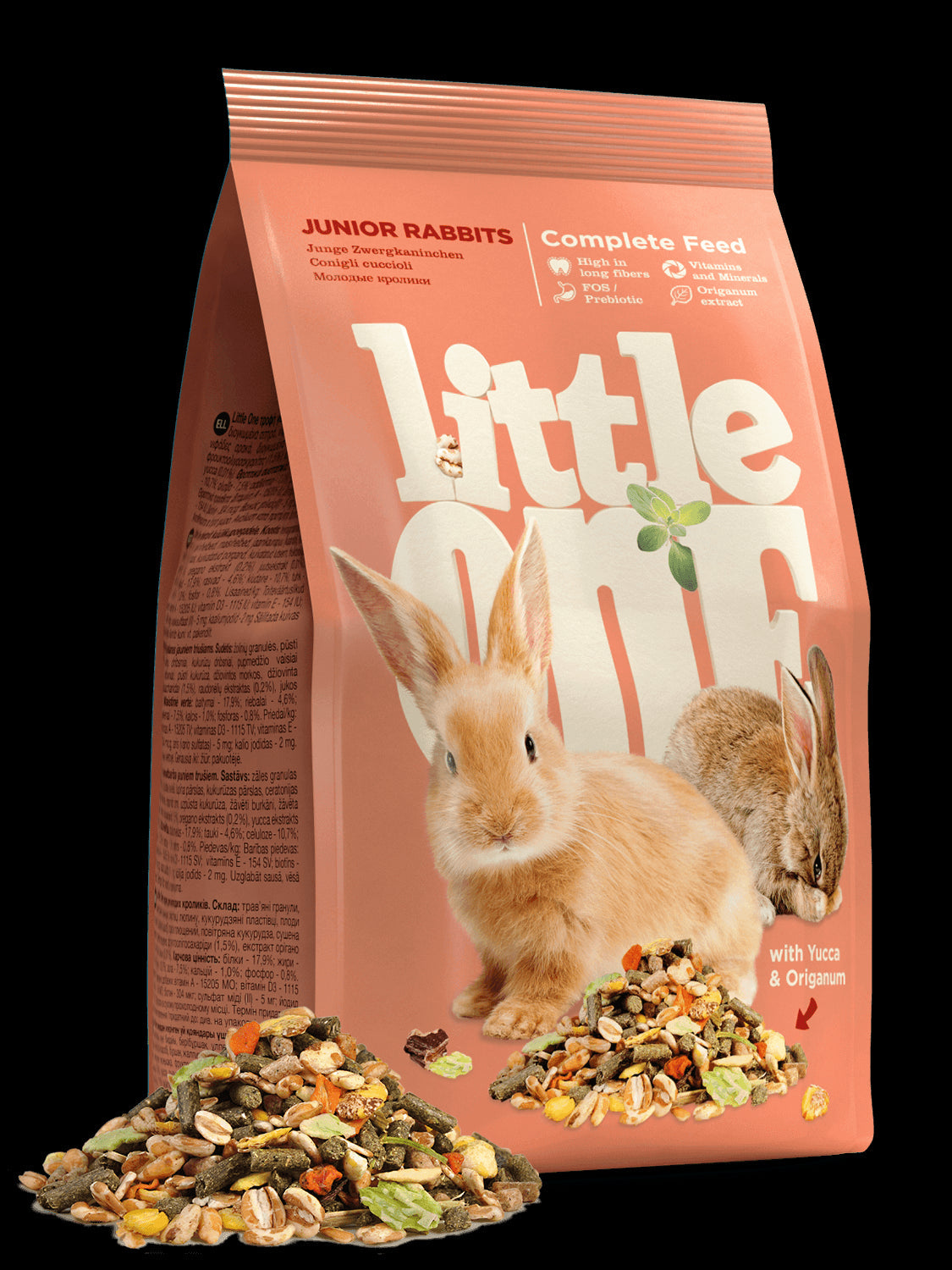 Little One Conejos Junior Pienso Granulado 15kg