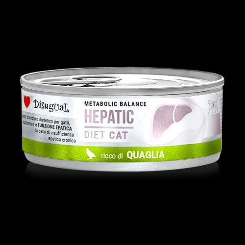 Disugual Diet Cat Hepatic Codorniz Comida Húmeda 12x85g