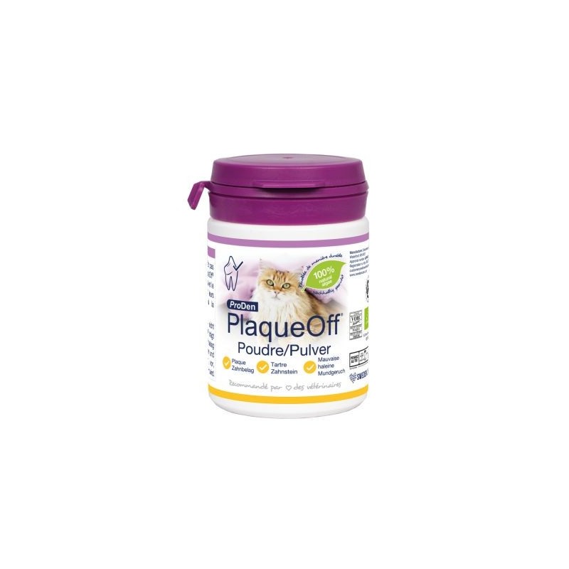 Swedencare PlaqueOff Gato Complemento Alimenticio en Polvo 40g