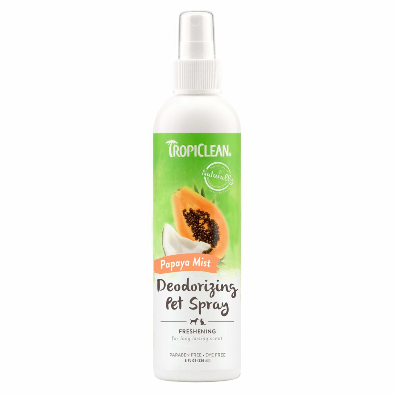 Tropiclean Spray Desodorizante Papaya Coco 236ml
