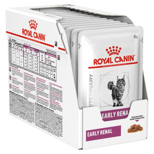 Royal Canin Vet Feline Early Renal Comida para Gatos Dietética en Caja 12x85g