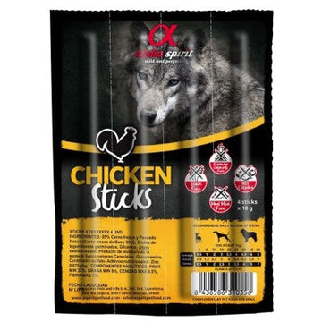 Alpha Spirit Barritas de Pollo Snack Da Masticare 300g