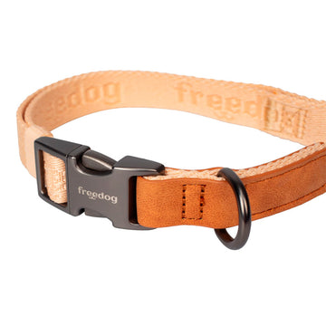 Freedog Linum Collar Ergonomico Beige 25mm 1 ud