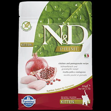 Farmina N&D Prime Kitten Pollo y Granada Alimento Seco 300g