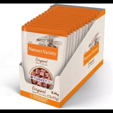 Nature's Variety Original Turkey Wet Food 12 x 70g