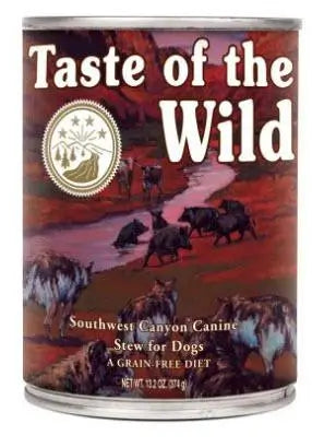Taste of the Wild Canine Adult Southwest Canyon Wild Boar Wet Food 12 cans 390g