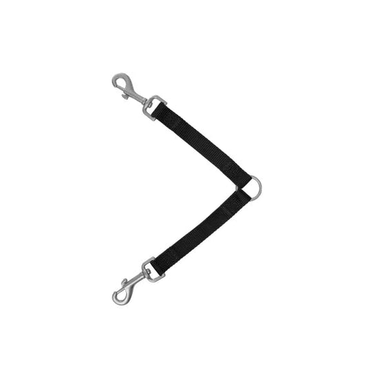 Freedog Correa Nylon Duo Negro Paseo 15mm x 35cm